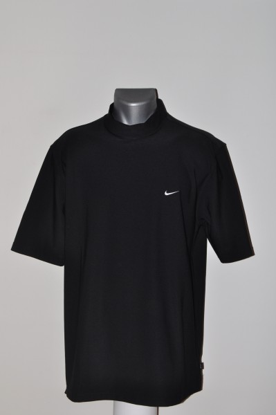 Nike, Polo, Fit Dry, Mock, schwarz