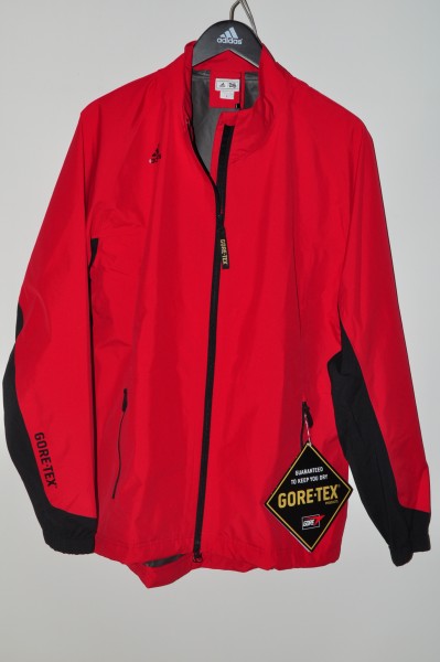 Adidas, golf Regenjacke, Rot, 100% Polyester, Gor-Tex, ClimaProof