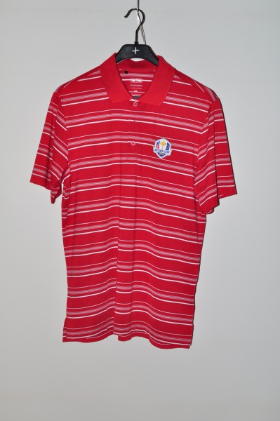 Adidas golf Ryder Cup Polo, Stripe, Rot-weiss, puremotion