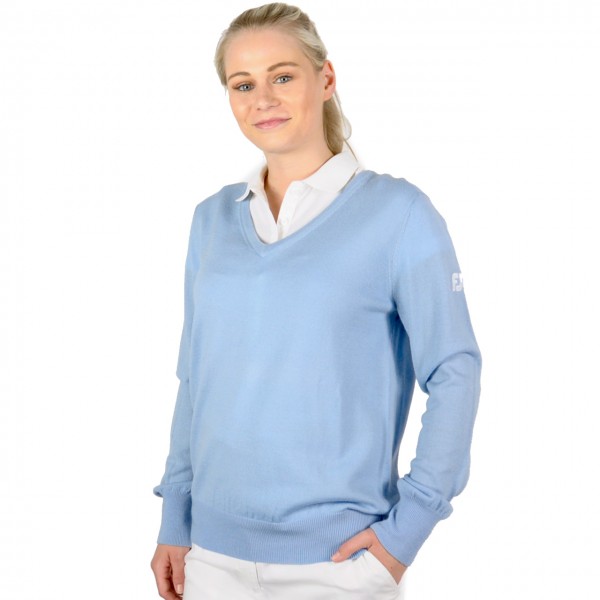  FootJoy,100% Merino, Pullover, hellblau