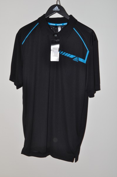 Adidas golf Climachill Polo, schwarz- blau