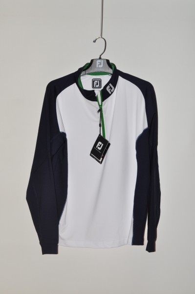 FootJoy, golf mode Sweater, Strech, weiss blau grün