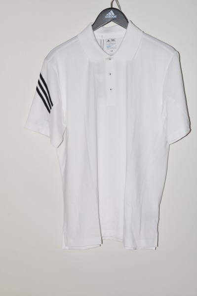 Adidas golf Polo, Stripe schwarz, weiss,coolmax