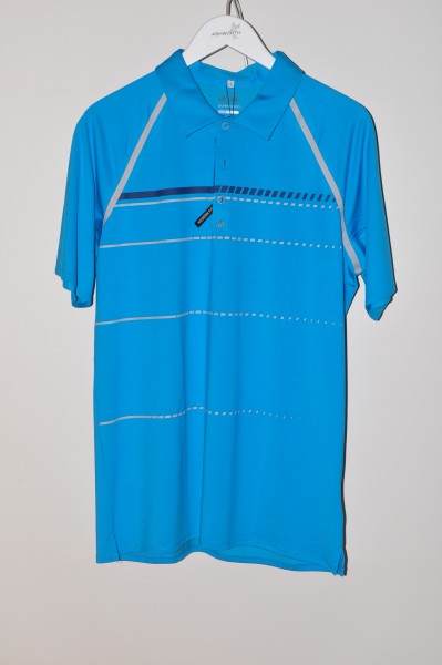 Adidas golf Puremotion Polo, coolmax, solar blau