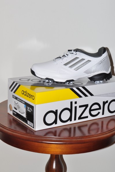 Adizero 6-Spike Herrn Golf Schuh weiss